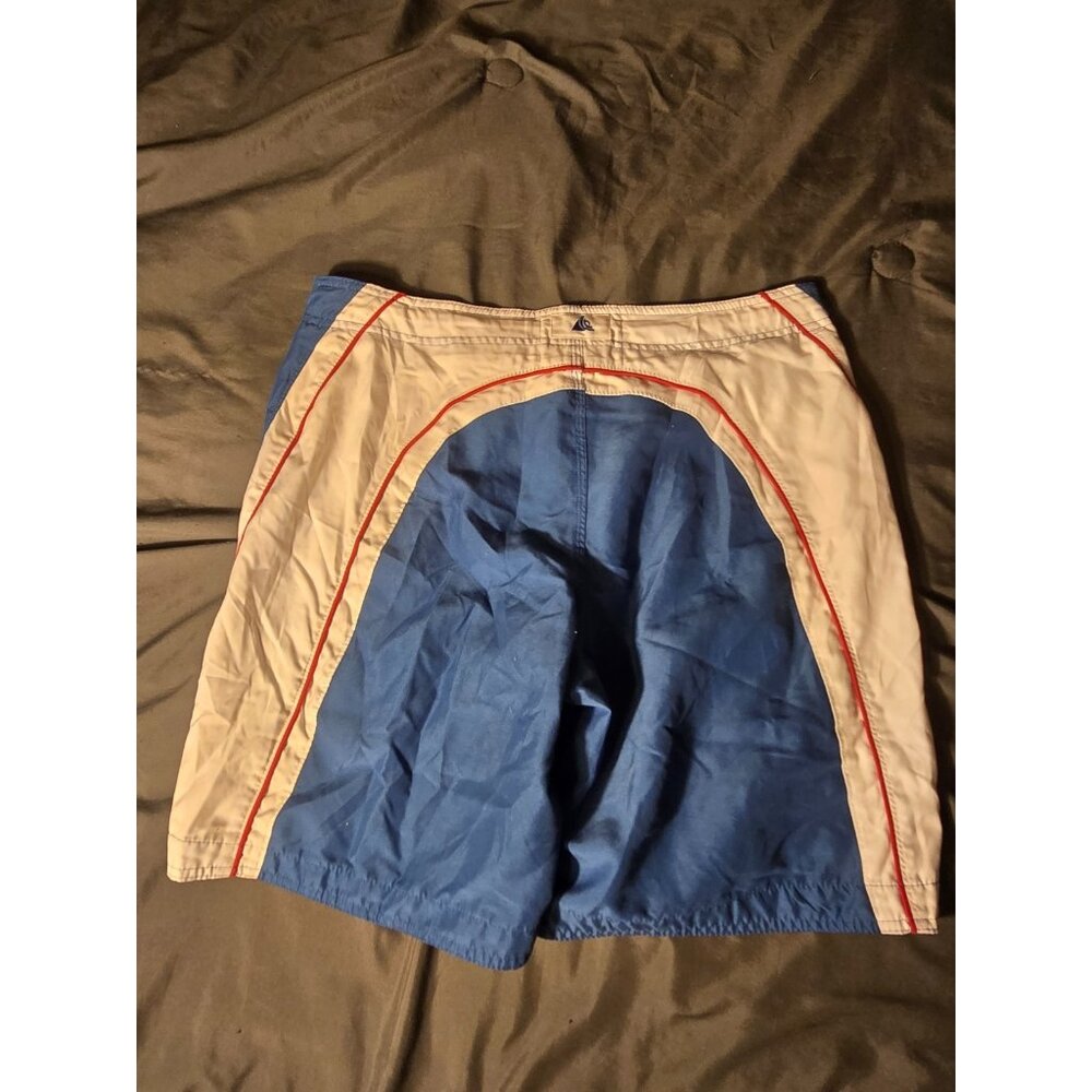 Wonderwall Board Shorts Swimsuit Swim Trunks Mens Size 34 Lined Blue Stripes